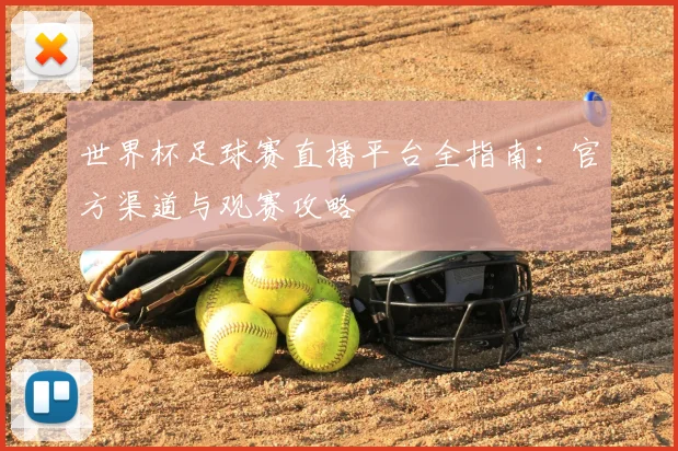 世界杯足球赛直播平台全指南：官方渠道与观赛攻略